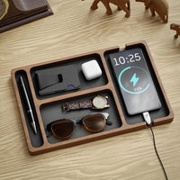 Office Desktop Storage Box 
صندوق تخزين خشبي لسطح المكتب