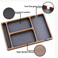 Office Desktop Storage Box 
صندوق تخزين خشبي لسطح المكتب